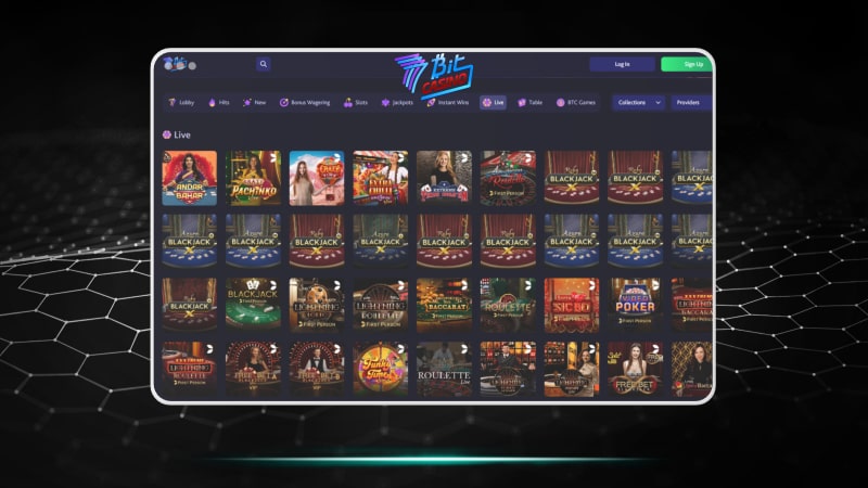 7BitCasino and live casino games