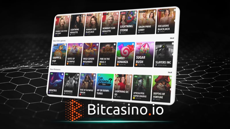 Bitcasino casino and live casino games