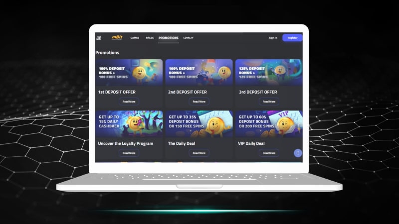 mBit casino bonuses