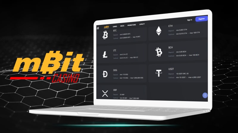 mBit casino deposit and withdrawals